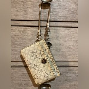 Coach wristlet with stars